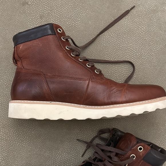 Cole Haan Men’s Boots Size 11.5 color brown/white/beige main image 6